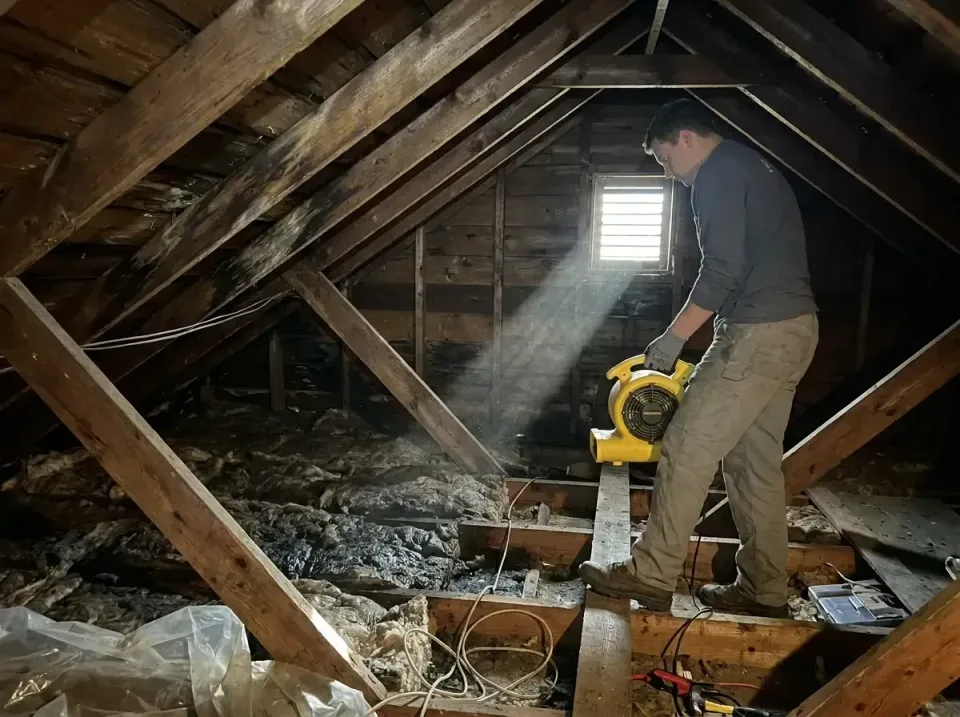 attic-water-damage-drying-proc-007 — frequently asked questions, Emergency Water Extraction & 24/7 Flood Response in Nashvil…